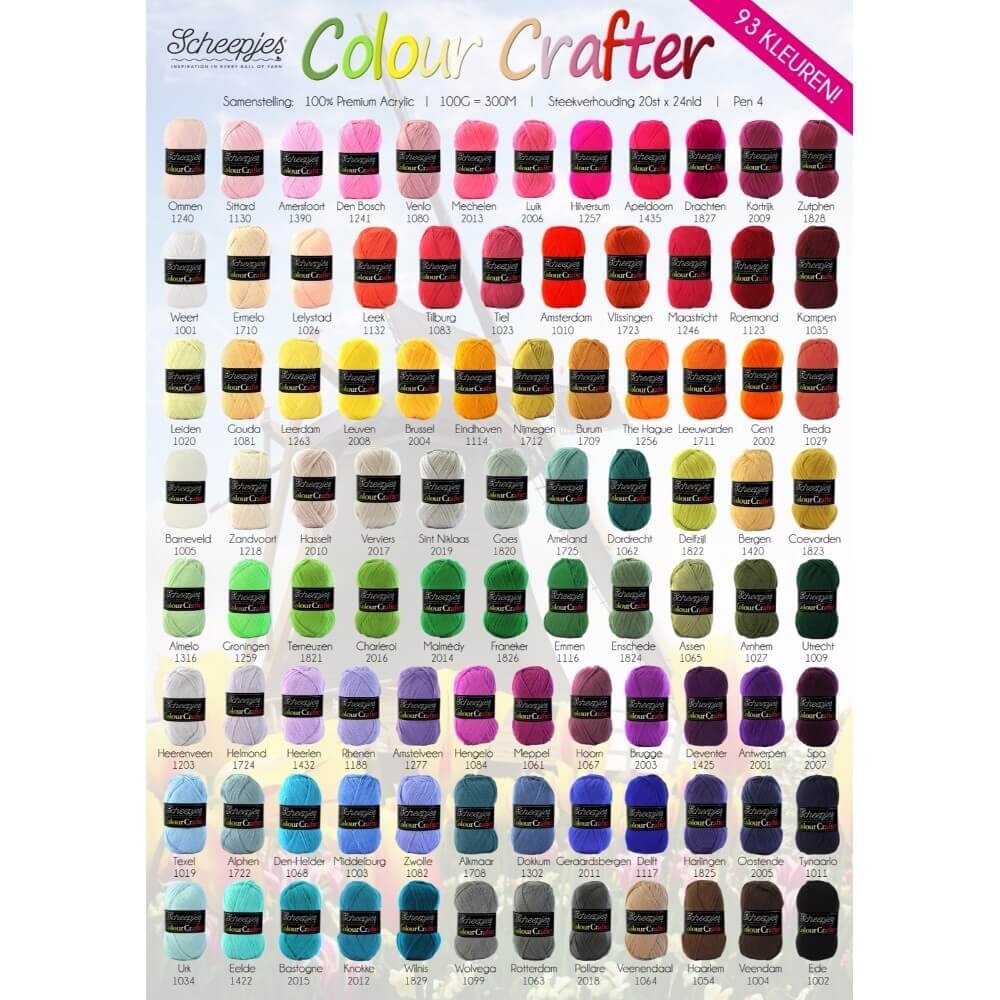 Scheepjes Scheepjes Colour Crafter - 1829 Wilnis Scheepjes Scheepjes Colour Crafter - 1829 Wilnis
