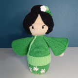 Byclaire Crochet Kit byClaire Kokeshi Midori - Green Byclaire Crochet Kit byClaire Kokeshi Midori - Green