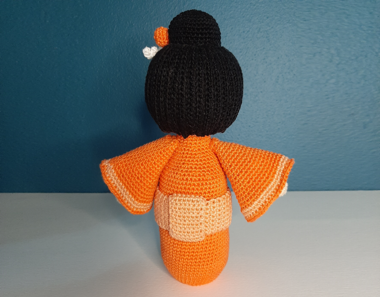 Byclaire Crochet Kit byClaire Kokeshi Kohaku - Orange (English Pattern)