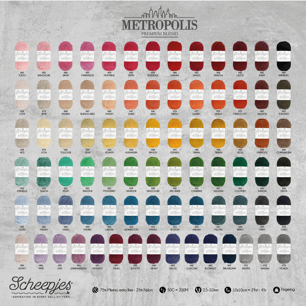 Scheepjes Scheepjes Metropolis - 064 Krakow Scheepjes Scheepjes Metropolis - 064 Krakow