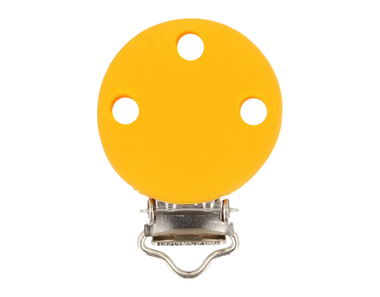 Opry Siliconen speenklem Geel