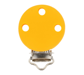 Opry Siliconen speenklem Geel