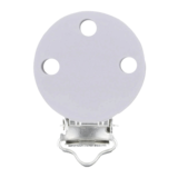 Opry Siliconen speenklem Licht Grijs