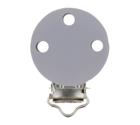 Opry Siliconen speenklem Grijs