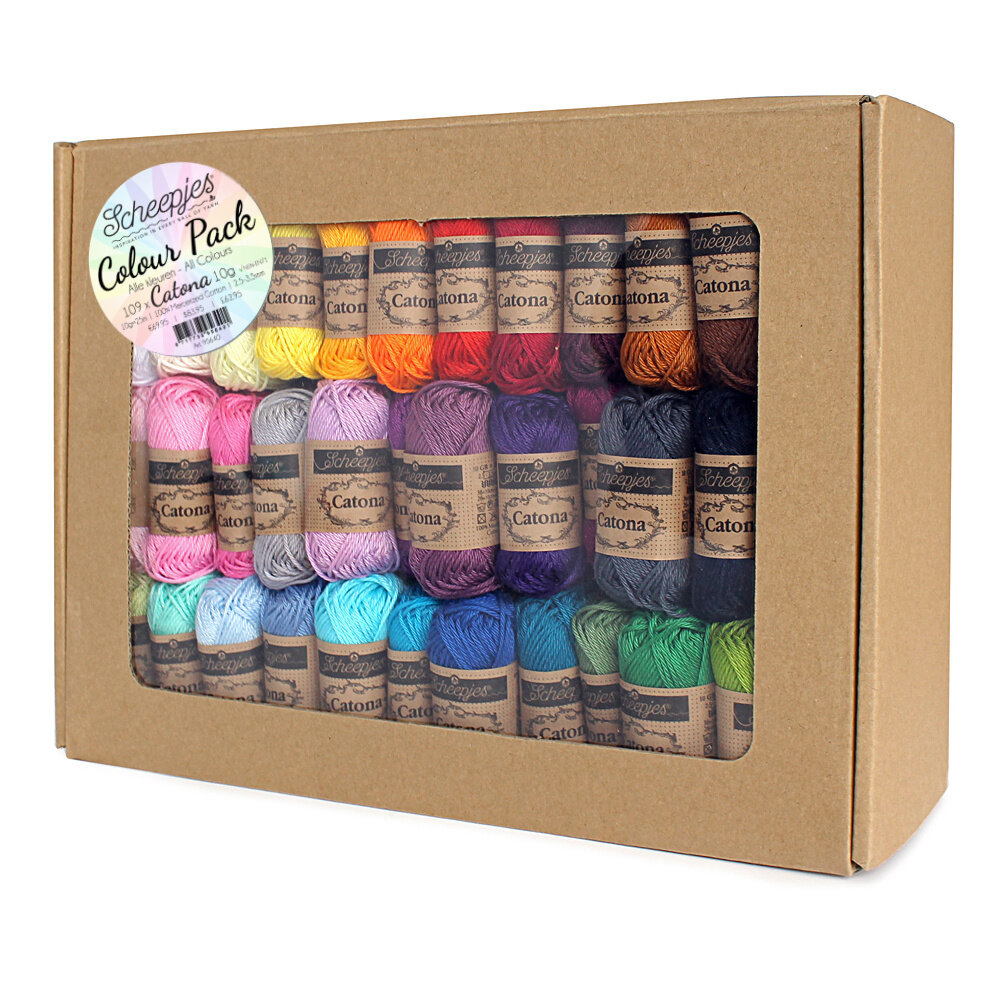 Scheepjes Scheepjes Catona colour pack 109x10g Scheepjes Scheepjes Catona colour pack 109x10g