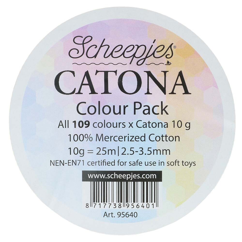 Scheepjes Scheepjes Catona colour pack 109x10g Scheepjes Scheepjes Catona colour pack 109x10g