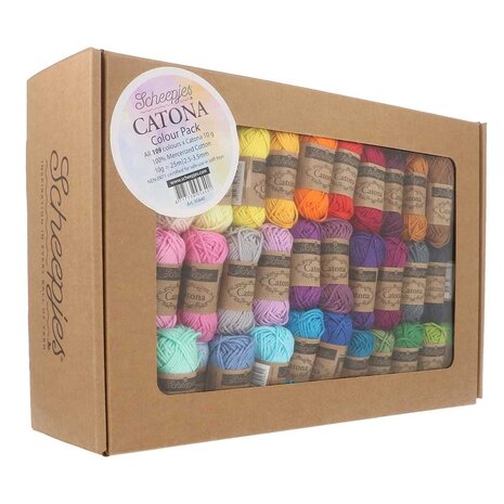 Scheepjes Scheepjes Catona colour pack 109x10g Scheepjes Scheepjes Catona colour pack 109x10g