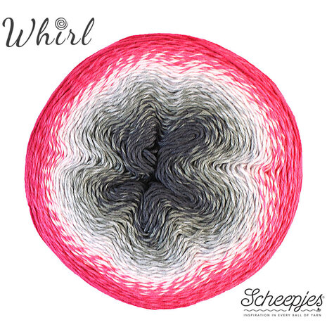 Scheepjes Scheepjes Whirl - 752 Raspberry Rocky Roads Scheepjes Scheepjes Whirl - 752 Raspberry Rocky Roads
