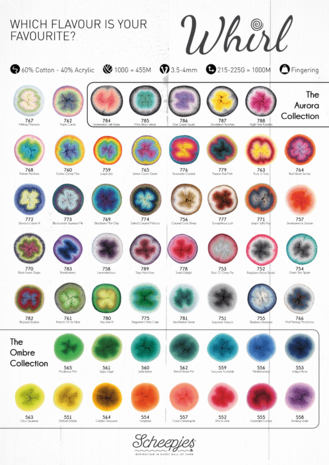 Scheepjes Scheepjes Whirl - 793 Goji Sorbet Dream