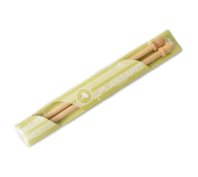 Echtstudio Bamboe breinaalden met knop 40 cm