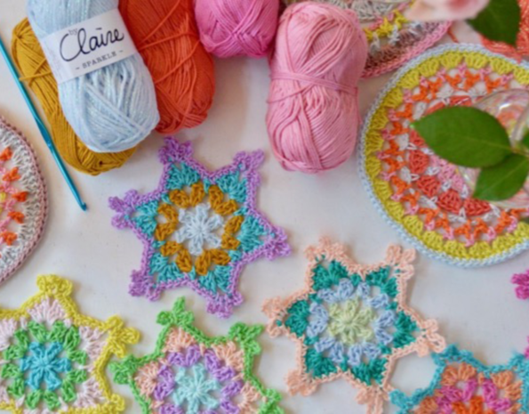 Byclaire Haakpatroon byClaire Kerststerren