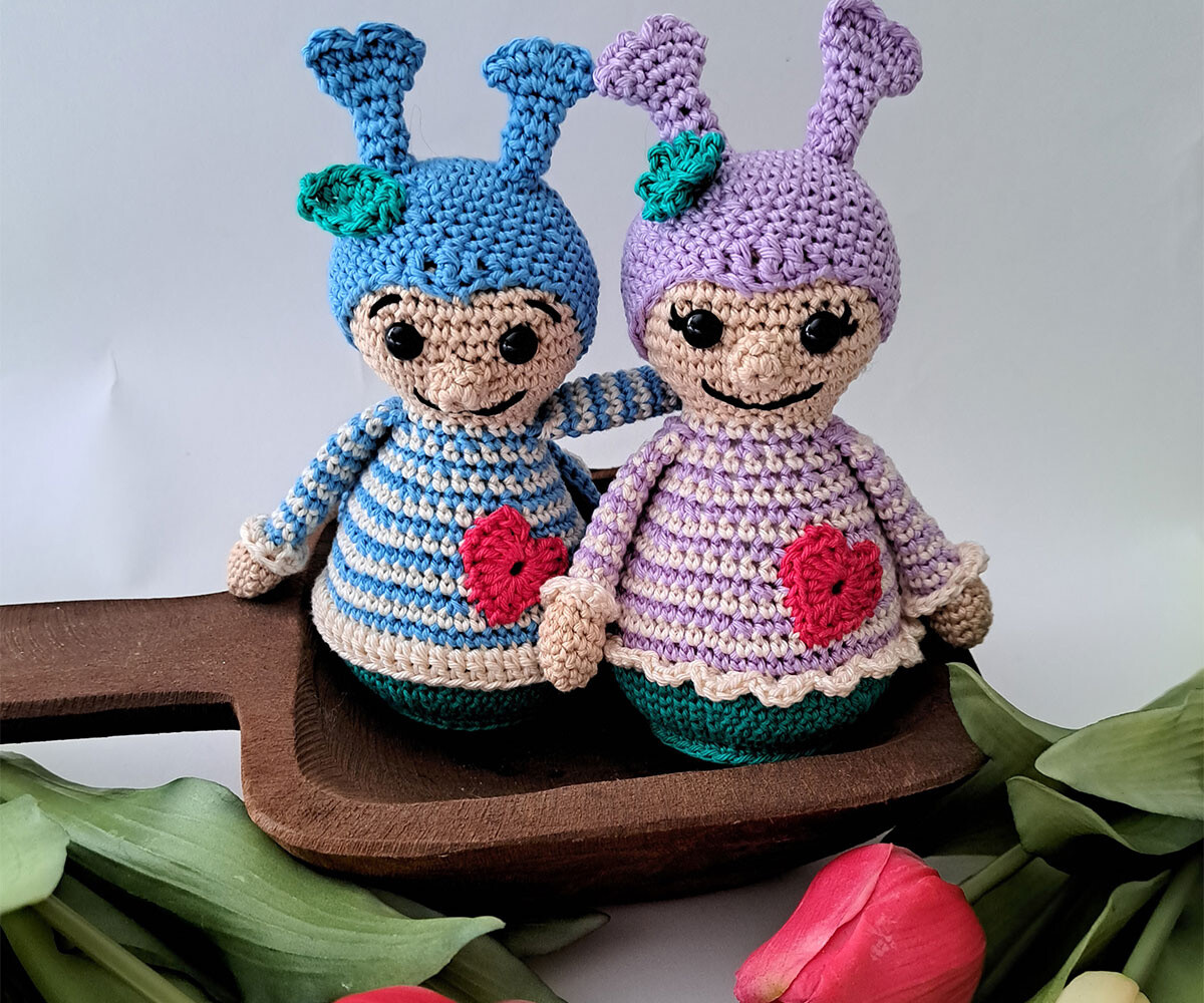 Byclaire Haakpatroon byClaire Lieveheersbeestjes Valerie en Stijn