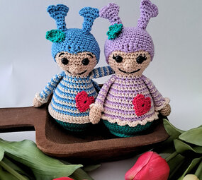 Byclaire Lieveheersbeestjes Valerie en Stijn Byclaire Lieveheersbeestjes Valerie en Stijn