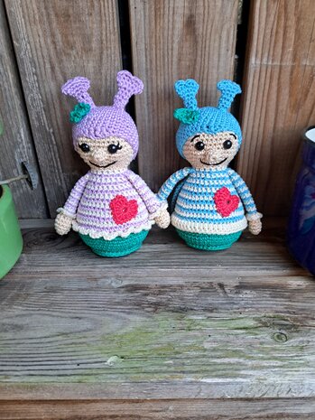 Byclaire Haakpakket Lieveheersbeestjes Valerie en Stijn Byclaire Haakpakket Lieveheersbeestjes Valerie en Stijn