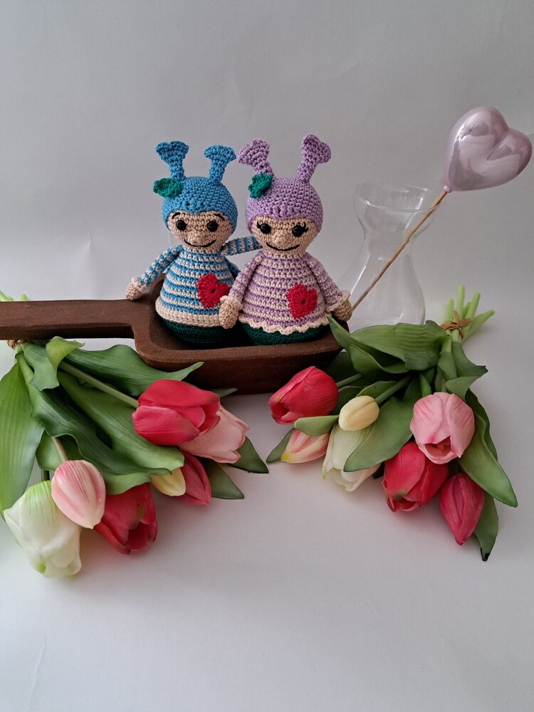 Byclaire Haakpakket Lieveheersbeestjes Valerie en Stijn Byclaire Haakpakket Lieveheersbeestjes Valerie en Stijn