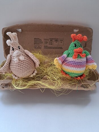 Byclaire Haakpakket byClaire Ei-genwijs kipje Molly Byclaire Haakpakket byClaire Ei-genwijs kipje Molly