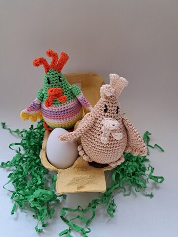 Byclaire Haakpakket byClaire Ei-genwijs kipje Molly Byclaire Haakpakket byClaire Ei-genwijs kipje Molly