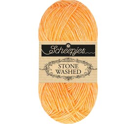 Scheepjes Stone Washed - 842 Orange Calcite Scheepjes Stone Washed - 842 Orange Calcite