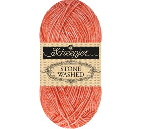Scheepjes Stone Washed - 843 Realgar Red Scheepjes Stone Washed - 843 Realgar Red