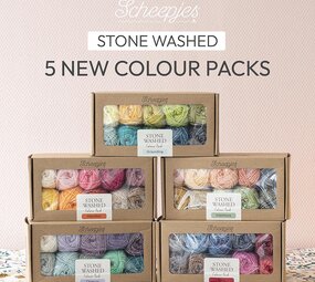 Scheepjes Stone Washed colour pack 10x25g Scheepjes Stone Washed colour pack 10x25g