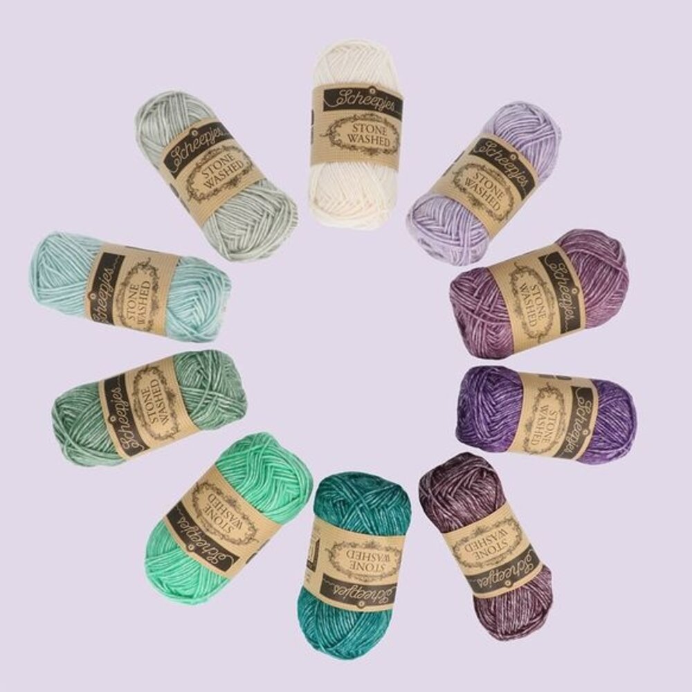 Scheepjes Scheepjes Stone Washed colour pack 10x25g