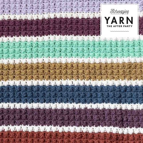 Scheepjes Scheepjes Haakpakket Scrumptious Squares + Stripes Blanket Scheepjes Scheepjes Haakpakket Scrumptious Squares + Stripes Blanket