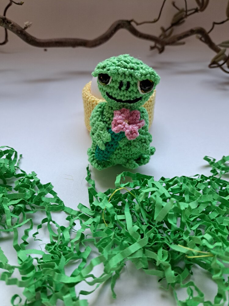 Byclaire Haakpatroon byClaire Klaparmband kikker Jip