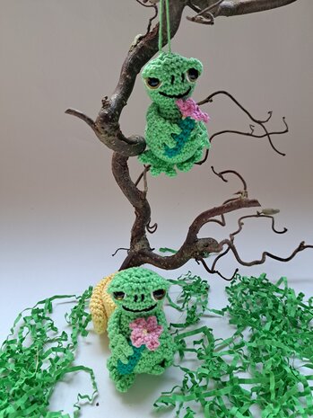 Byclaire Haakpatroon byClaire Klaparmband kikker Jip