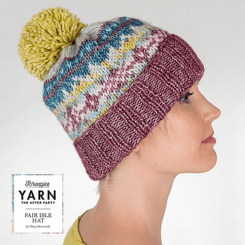Scheepjes Breiboekje YARN The After Party nr.07 Fair Isle Hat