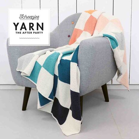 Scheepjes Haakboekje Haakboekje YARN The After Party nr.68 Tunisian Tiles Blanket Scheepjes Haakboekje Haakboekje YARN The After Party nr.68 Tunisian Tiles Blanket