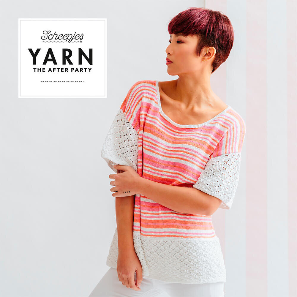 Scheepjes Breiboekje YARN The After Party nr.117 Pink Lemonade Top Scheepjes Breiboekje YARN The After Party nr.117 Pink Lemonade Top