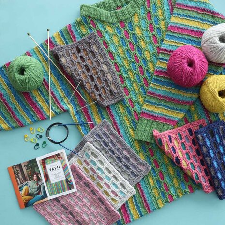 Scheepjes Breiboekje YARN The After Party nr.191 Terrazzo Tile Jumper Scheepjes Breiboekje YARN The After Party nr.191 Terrazzo Tile Jumper