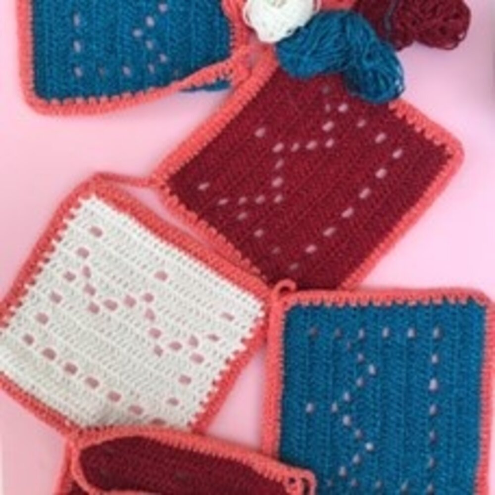 Byclaire Haakpatroon byClaire Koningsdag Sparkle vlaggenlijn