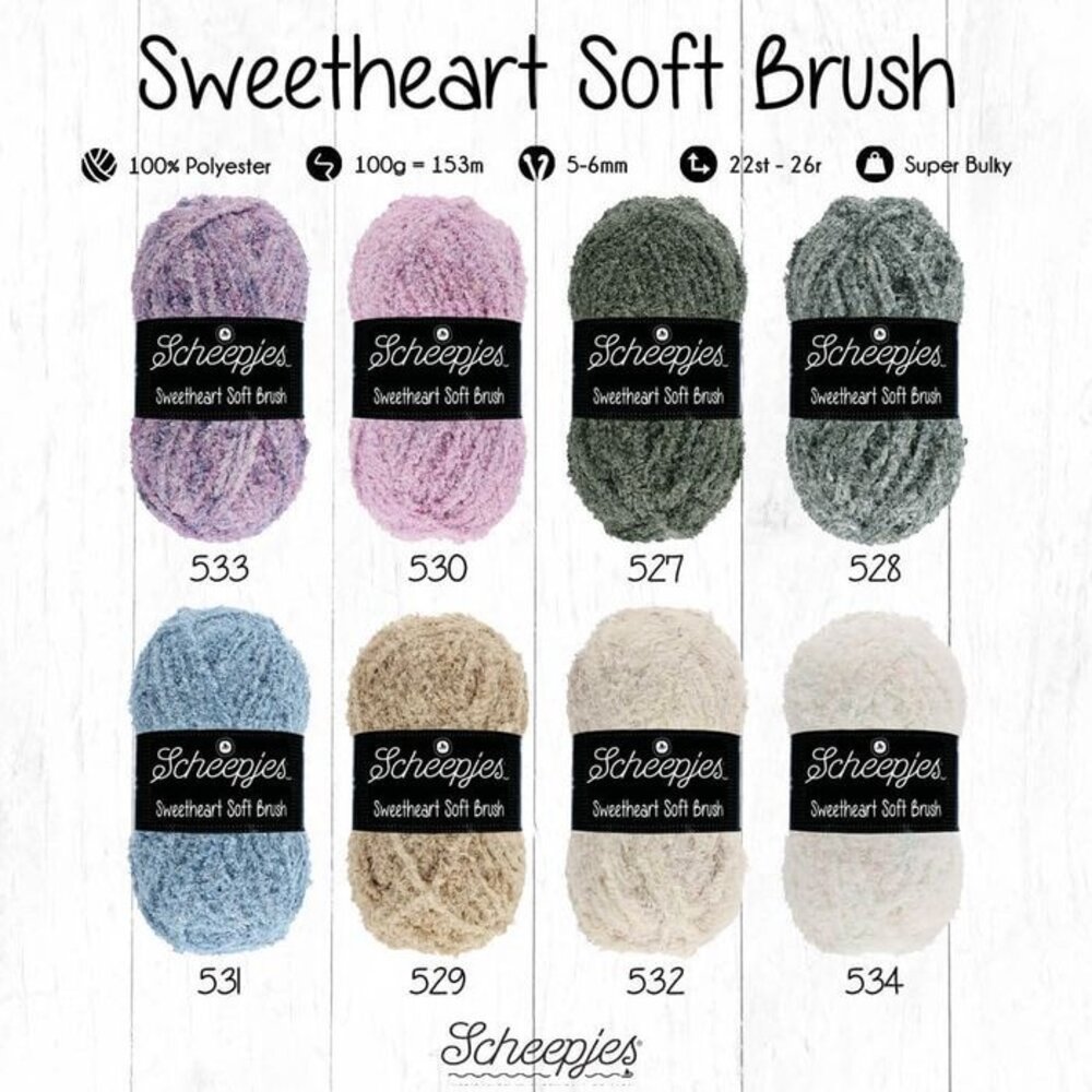 Scheepjes Sweetheart Soft Brush - 527 Scheepjes Sweetheart Soft Brush - 527