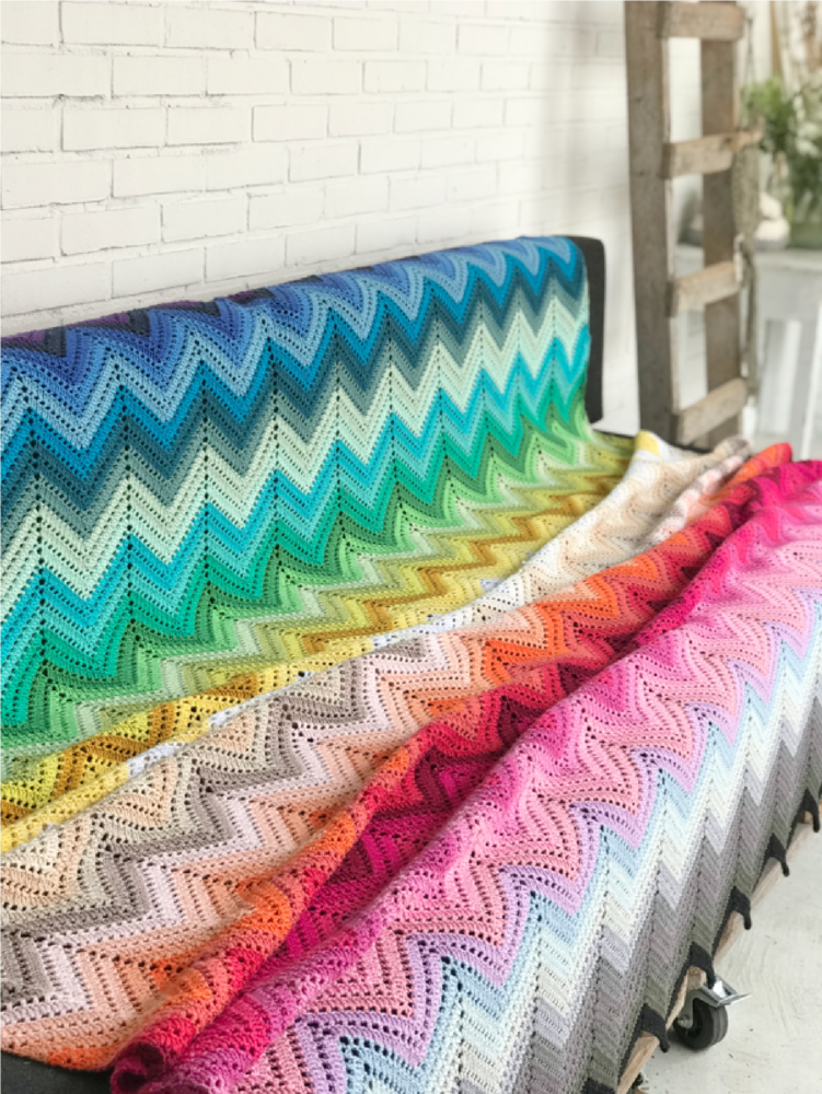 Byclaire Haakpatroon byClaire Alle kleuren deken