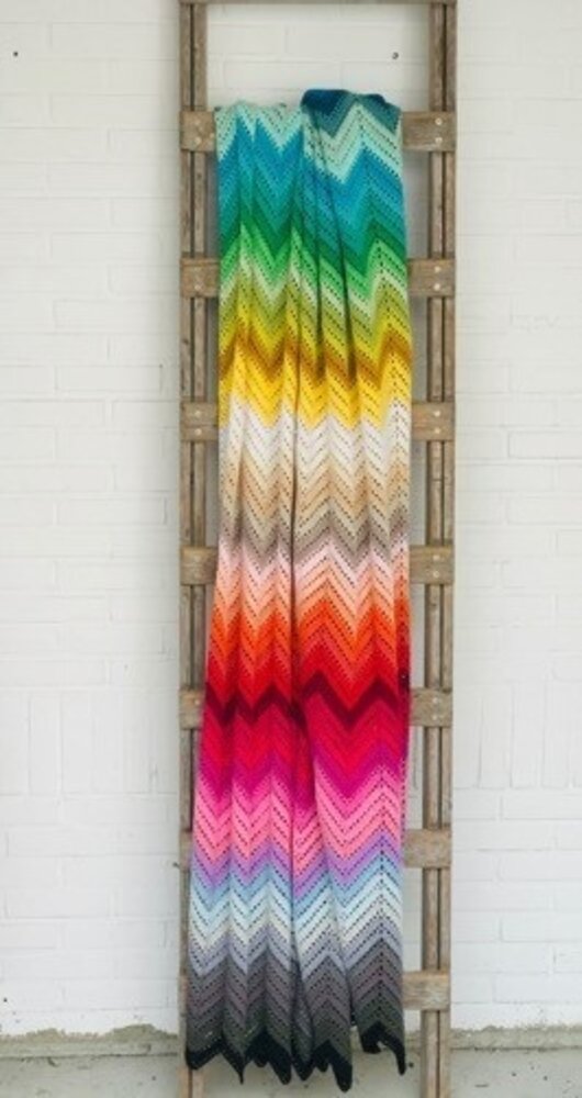 Byclaire Haakpakket byClaire Alle kleuren deken Byclaire Haakpakket byClaire Alle kleuren deken