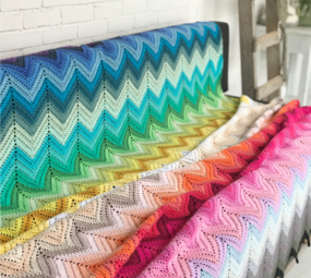 Byclaire Haakpakket Alle kleuren deken Byclaire Haakpakket Alle kleuren deken