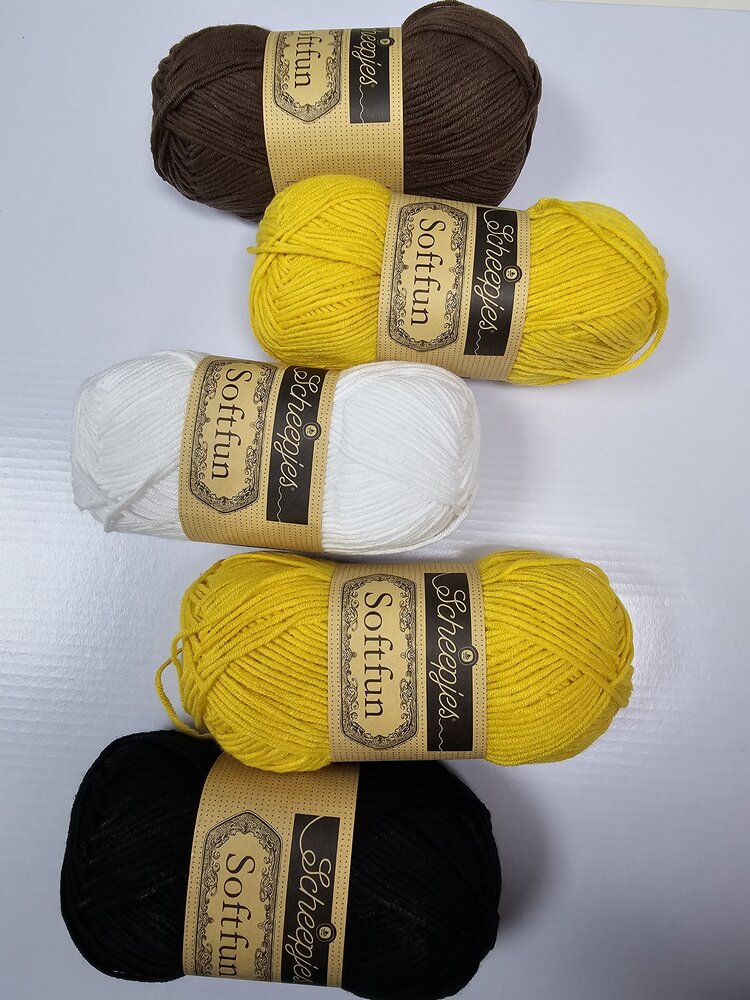 Scheepjes De Scheepjes Softfun bijen kleurenbundel