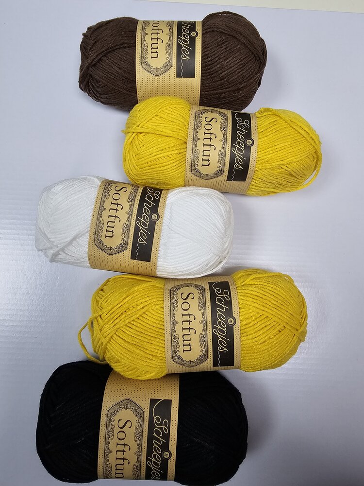 Scheepjes De Scheepjes Softfun bijen kleurenbundel