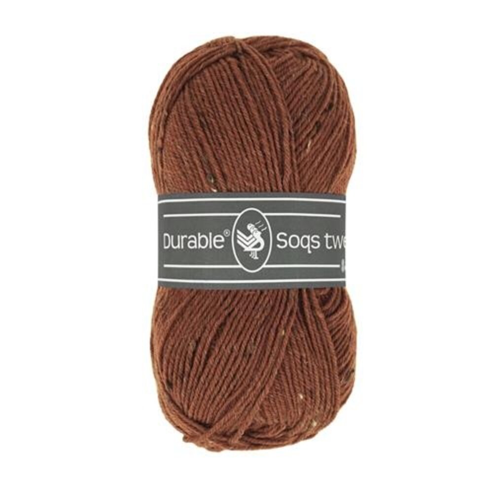 Durable Durable Soqs tweed 417 Bombay Brown