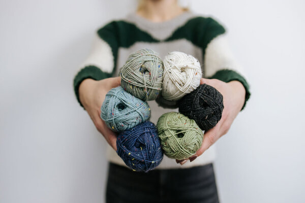 Durable Durable Soqs tweed 402 Seagrass