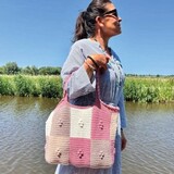 Durable Gratis Haakpatroon Tas Sweet Squares Durable Gratis Haakpatroon Tas Sweet Squares