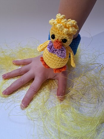 Byclaire Haakpakket byClaire Klaparmband kuikentje Pluis