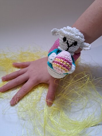 Byclaire Haakpakket byClaire Klaparmband Schaapje Jamie