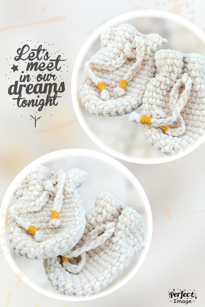 Byclaire Haakpakket byClaire Slofjes en Wantjes met sluitkoordjes Byclaire Haakpakket byClaire Slofjes en Wantjes met sluitkoordjes