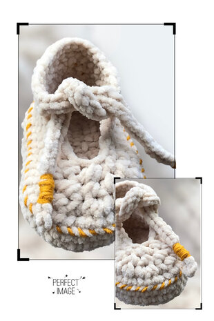 Byclaire Haakpakket byClaire Slofjes en Wantjes met sluitkoordjes Byclaire Haakpakket byClaire Slofjes en Wantjes met sluitkoordjes