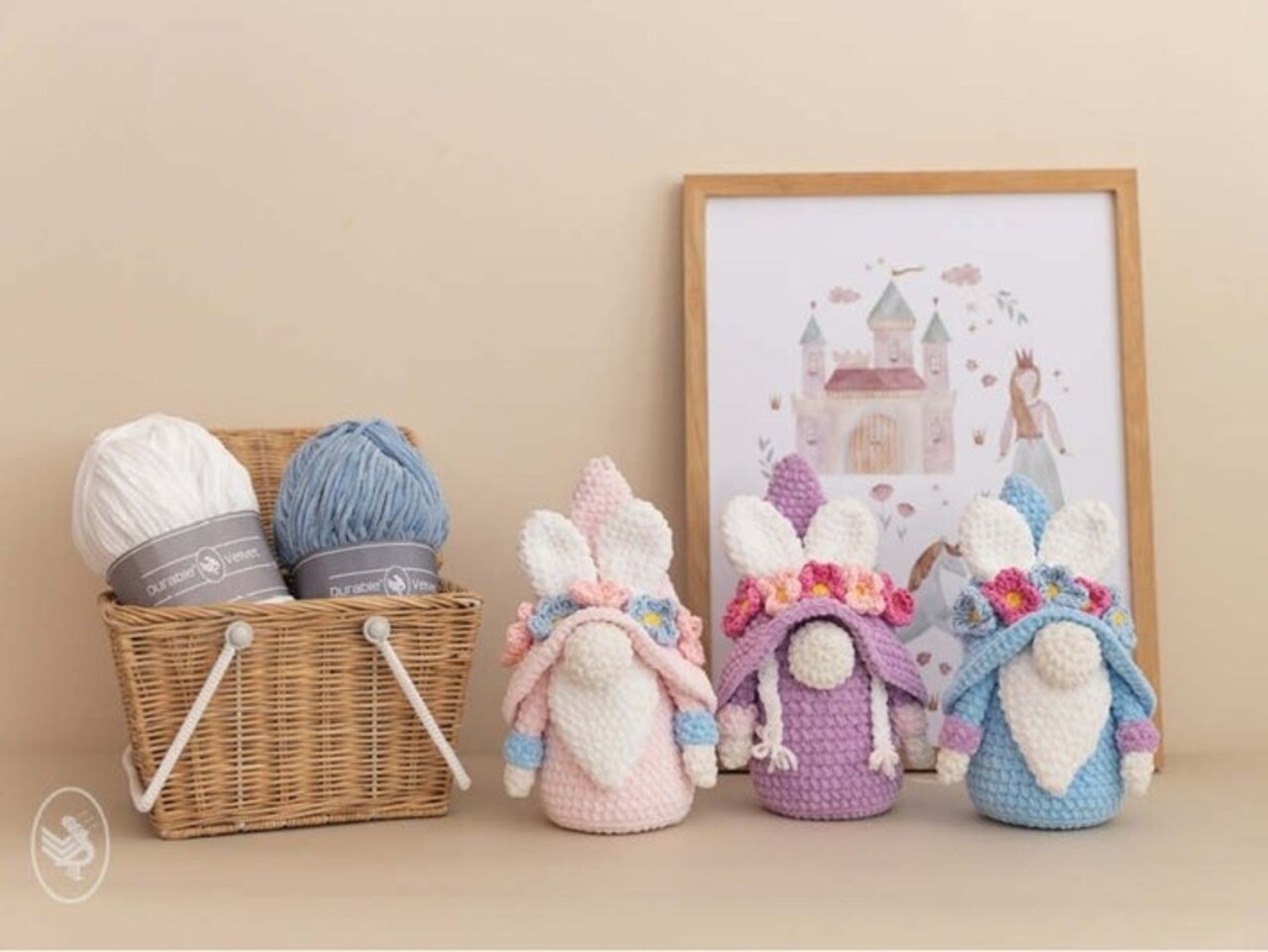 Durable Haakpakket Gratis Haakpatroon Bunny Gnomes - Schattige gnomes gehaakt met Durable Velvet Durable Haakpakket Gratis Haakpatroon Bunny Gnomes - Schattige gnomes gehaakt met Durable Velvet