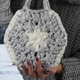 Durable Haakpakket Snowflake Bag