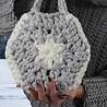 Durable Durable haakpakket Snowflake Bag - Haak met Durable Dare deze prachtige tas met sneeuwvlokmotief