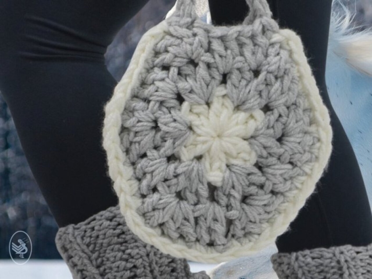 Durable Durable haakpakket Snowflake Bag - Haak met Durable Dare deze prachtige tas met sneeuwvlokmotief